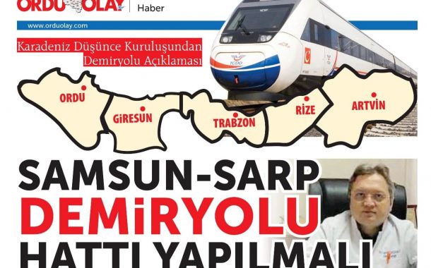 Metin Topçu: Samsun Sarpi Demiryolu hattı için ilk adım
