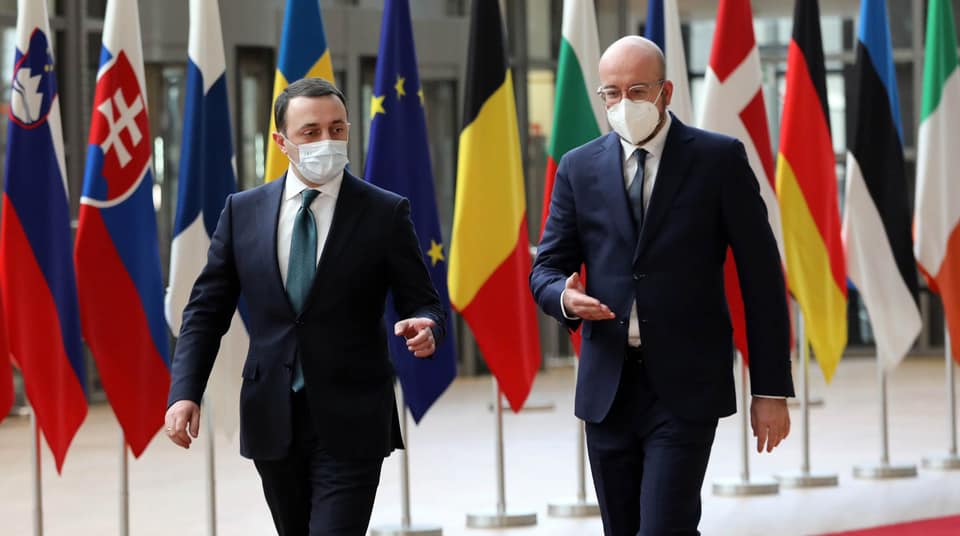 AB Konseyi Başkanı Charles Michelle Diyalog İçin Gürcistan'da!