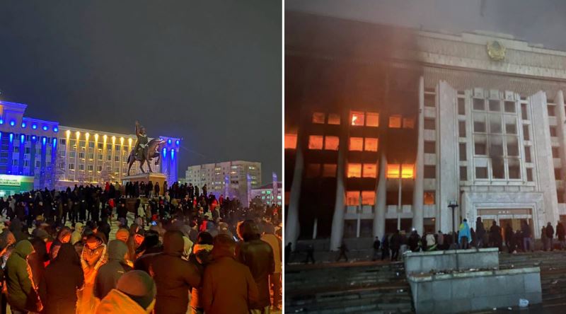 მთავრობის გადადგომის მიუხედავად, ყაზახეთში არეულობა გრძელდება