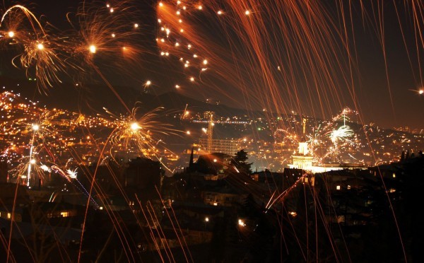 Tiflis'te Yeni Yılın İlk Saniyeleri/2022