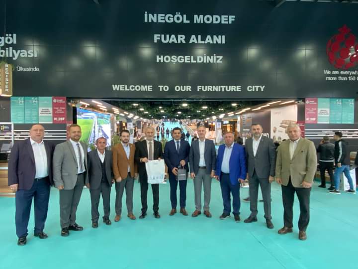 Gürcistanlı Davetliler İnegöl Modef Expo fuarında