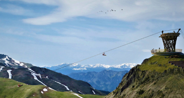 Gürcistan / Avrupa'nın En Uzun Çift Zipline Hattı Açara'da