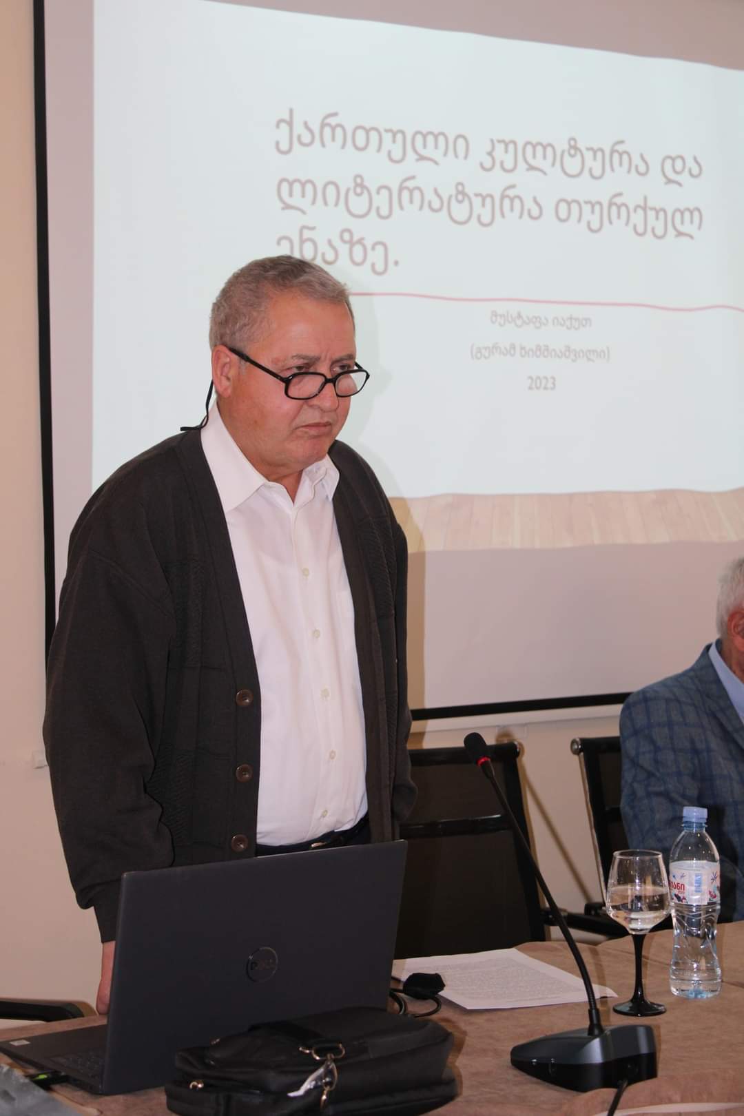 მუსტაფა იაქუთის (გურამ ხიმშიაშვილი) საჯარო ლექცია