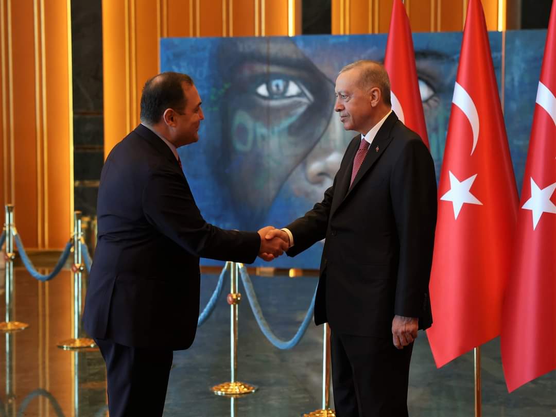 Cumhurbaşkanı Erdoğan 30 Ağustos Zafer Bayram'ı tebriklerini kabul etti!