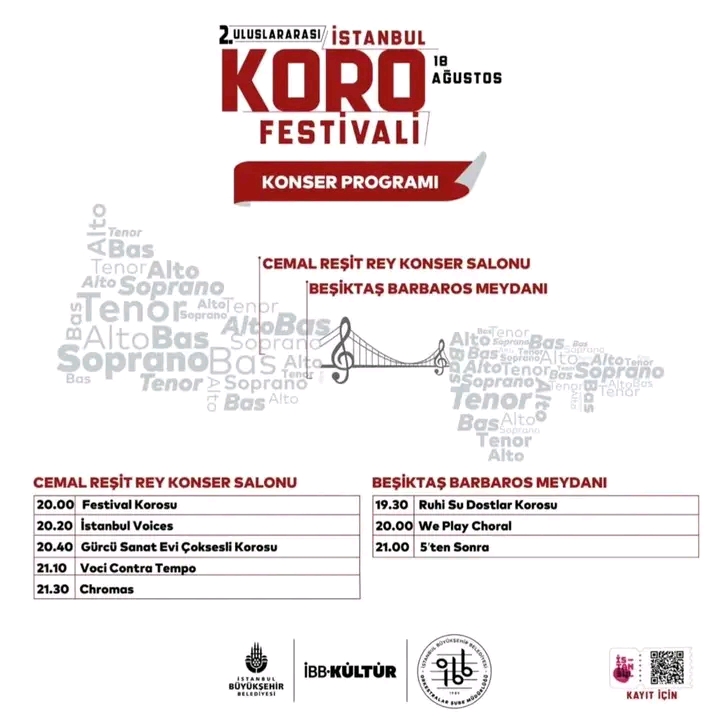 Uluslararası İstanbul Koro Festivali konserleri başlıyor!