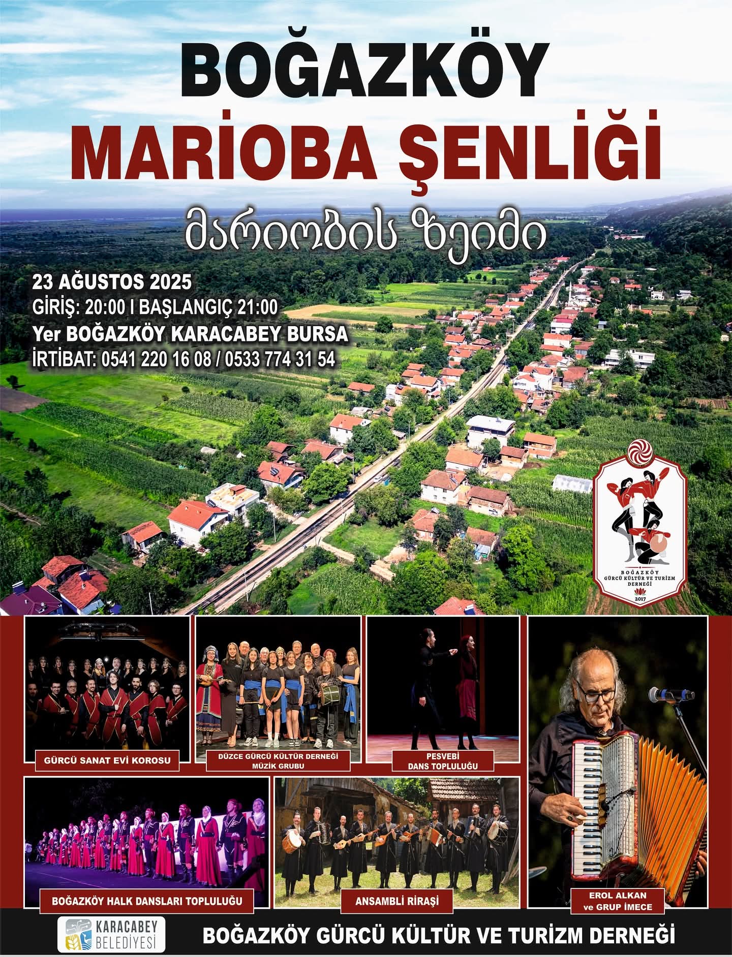 Boğazköy Gürcüleri Halkımızı Marioba Şenliğine Davet Ediyor