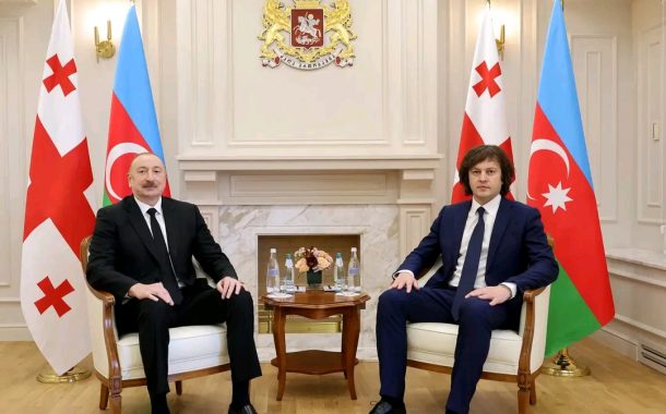 İrakli Kobakhidze ile İlham Aliyev arasınde bölgesel isbirliğini geliştirme noktasında Tifliste  görüştü