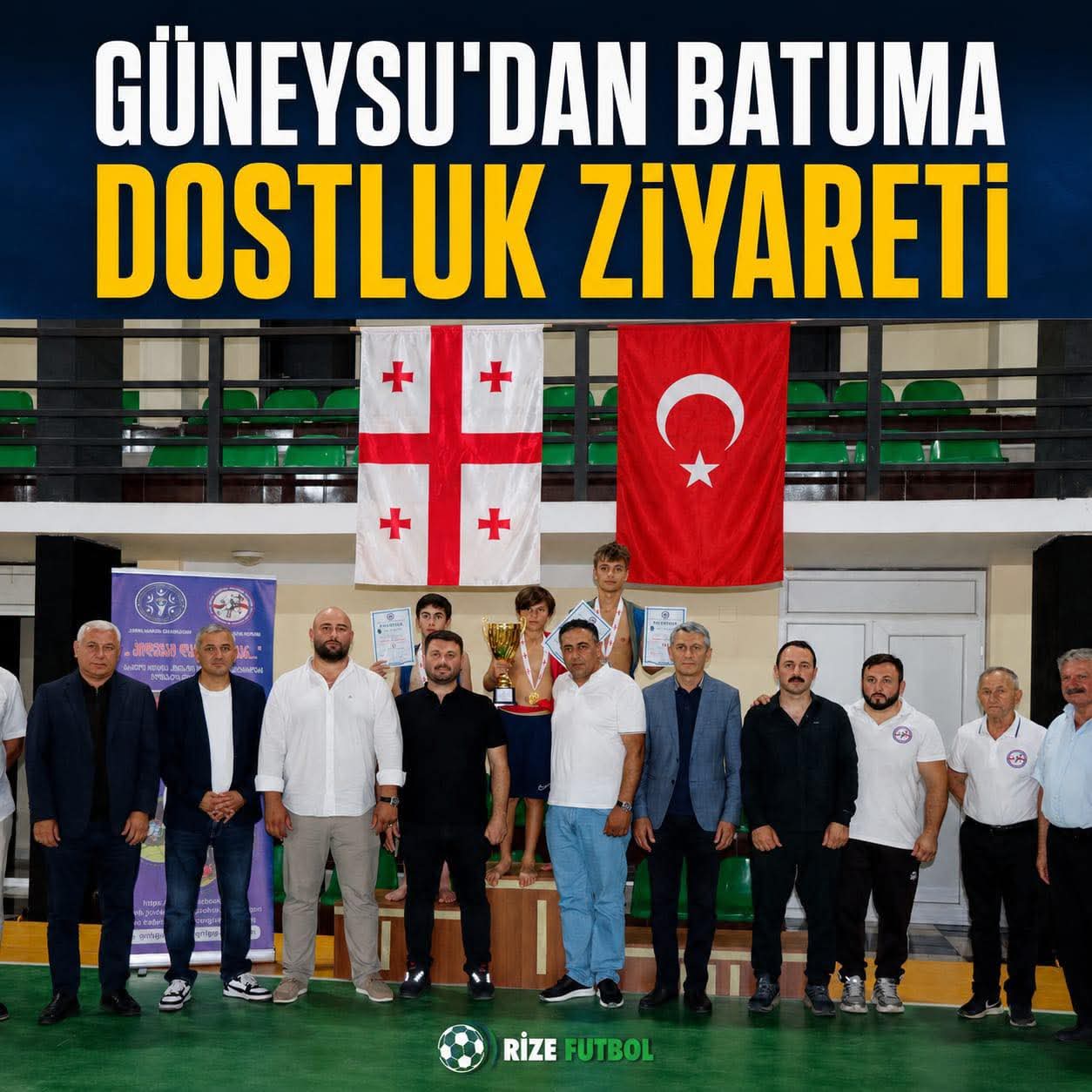 Güneysu'dan Batum'a Spor ve Dostluk Ziyareti...