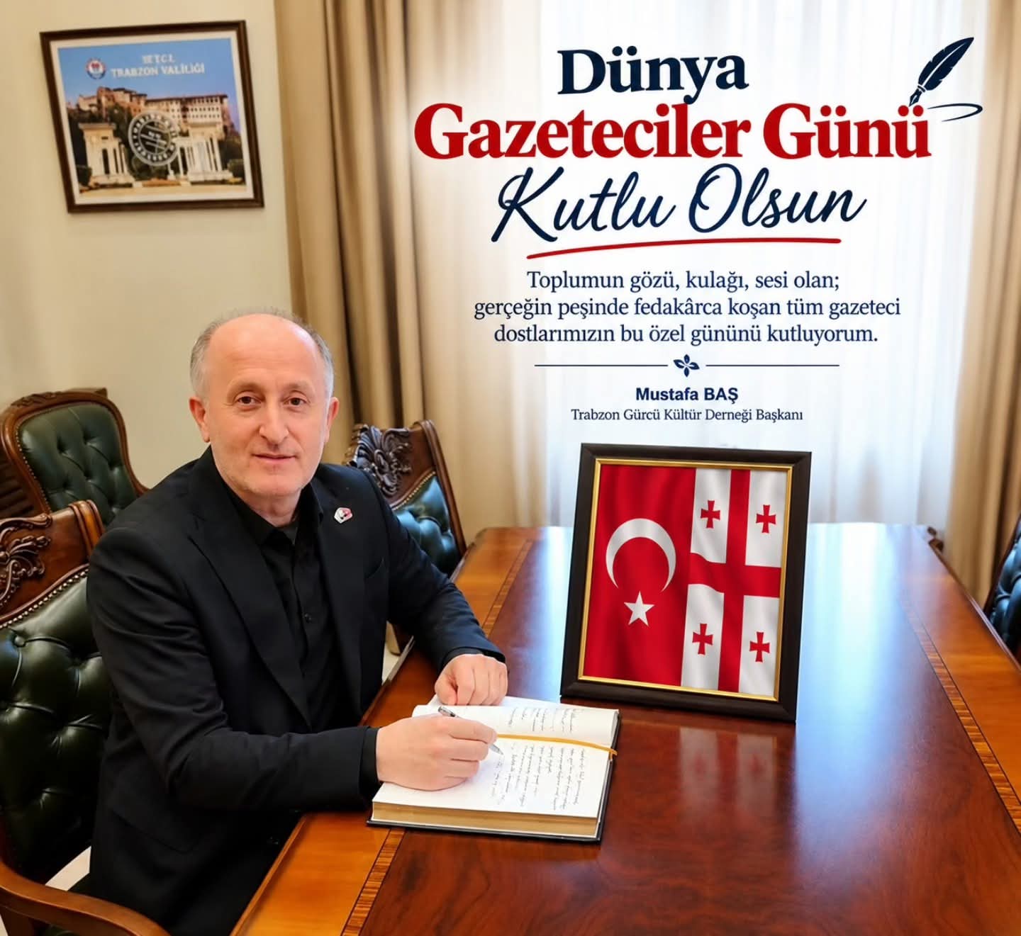 Mustafa Baş'tan 21 Ekim Dünya Gazeteciler Günü kutlama mesaji