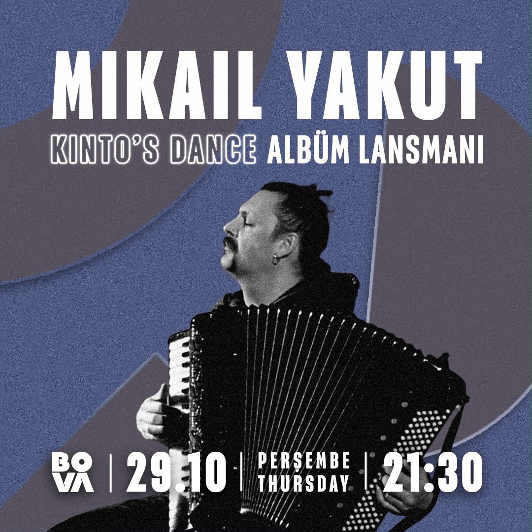 Mikail Yakut Himşiaşvili ilk solo albümü Kinto's Dance'in Berlin lansman konserinin ardında 29 Ekim'de İstanbul'da