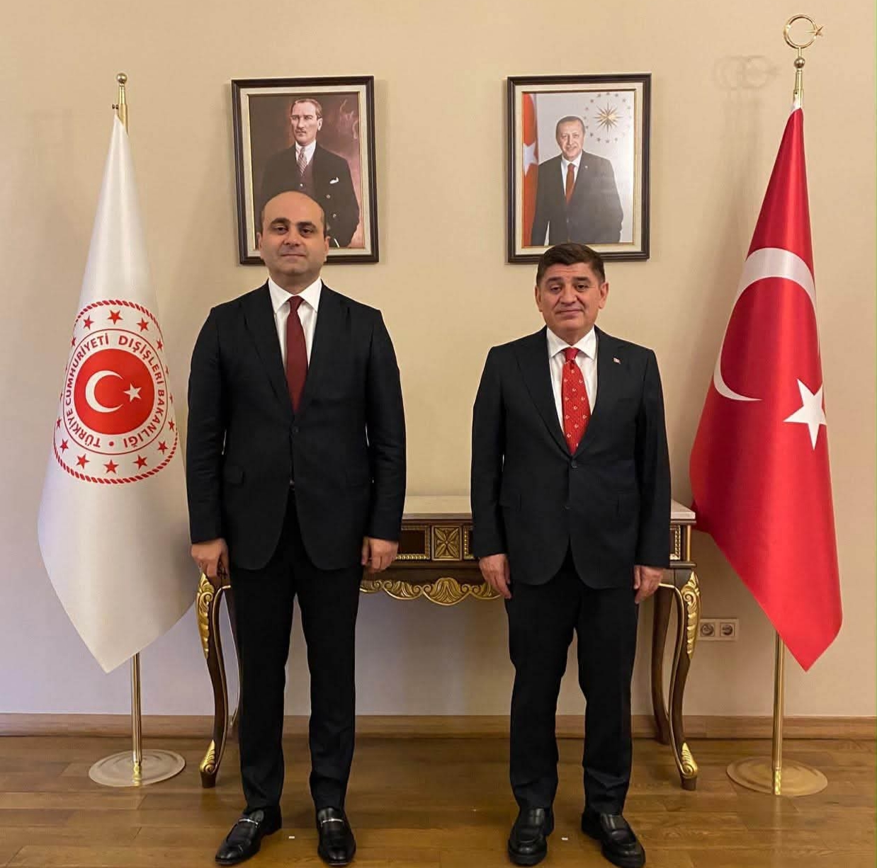 Gürcistan Başkonsolosu Jishkariani’den Dışişleri Bakanlığı İstanbul Temsilciliği’ne Ziyaret